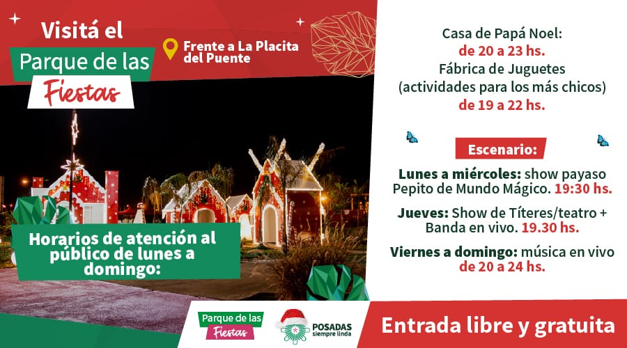 Este finde en el Parque de las Fiestas